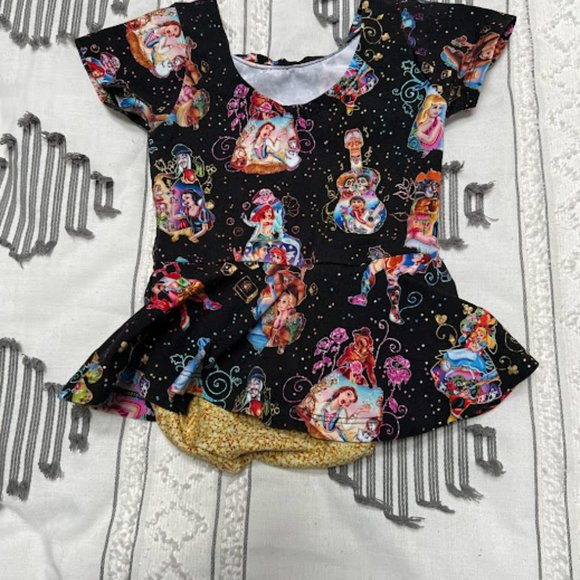 Boutique Disney Princess Dress Skirted Leotard - Picture 3 of 5